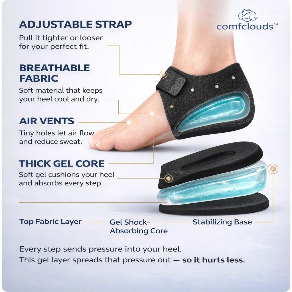 Comfclouds™ FirstStep Heel Cushions